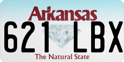 AR license plate 621LBX