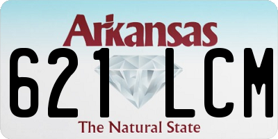 AR license plate 621LCM