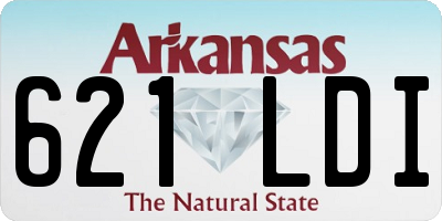 AR license plate 621LDI