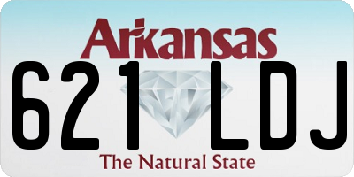 AR license plate 621LDJ