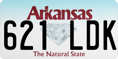 AR license plate 621LDK