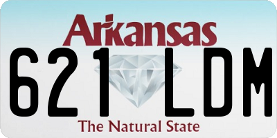 AR license plate 621LDM