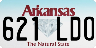 AR license plate 621LDO