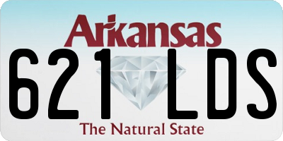 AR license plate 621LDS
