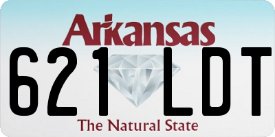 AR license plate 621LDT