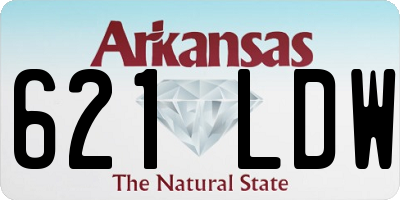 AR license plate 621LDW