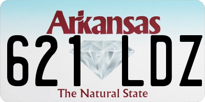 AR license plate 621LDZ