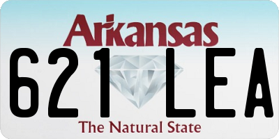 AR license plate 621LEA