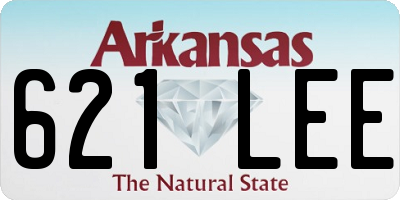 AR license plate 621LEE