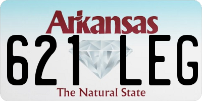 AR license plate 621LEG