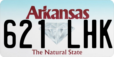 AR license plate 621LHK
