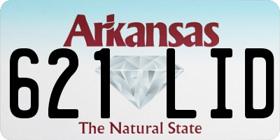 AR license plate 621LID