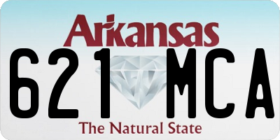AR license plate 621MCA