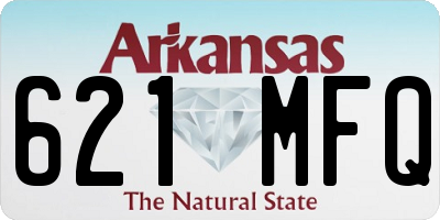 AR license plate 621MFQ