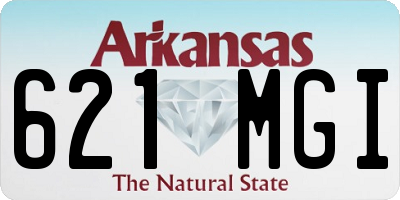 AR license plate 621MGI