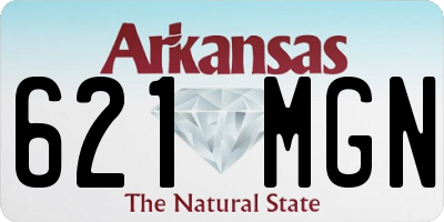 AR license plate 621MGN