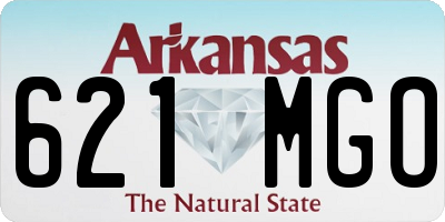 AR license plate 621MGO
