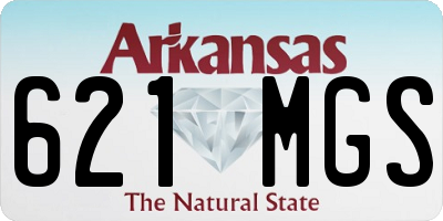 AR license plate 621MGS