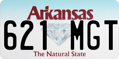 AR license plate 621MGT