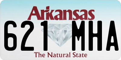 AR license plate 621MHA