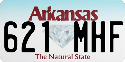 AR license plate 621MHF