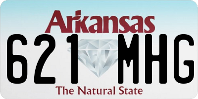 AR license plate 621MHG