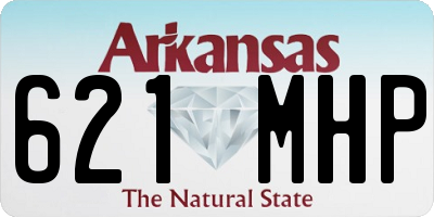 AR license plate 621MHP