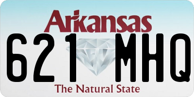 AR license plate 621MHQ