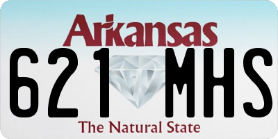 AR license plate 621MHS