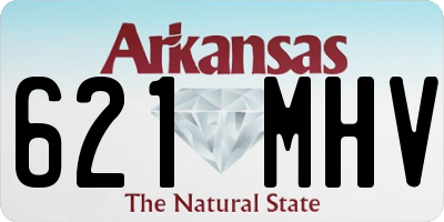 AR license plate 621MHV