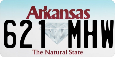 AR license plate 621MHW