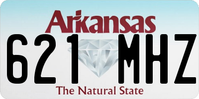 AR license plate 621MHZ