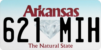 AR license plate 621MIH