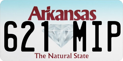 AR license plate 621MIP