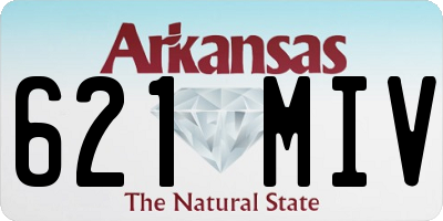 AR license plate 621MIV