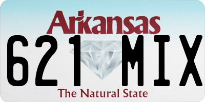 AR license plate 621MIX