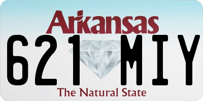 AR license plate 621MIY