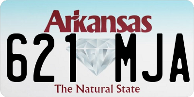 AR license plate 621MJA