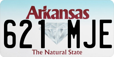 AR license plate 621MJE