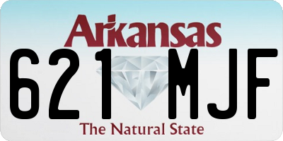AR license plate 621MJF
