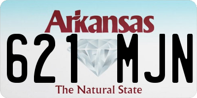 AR license plate 621MJN