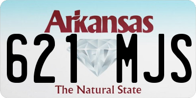AR license plate 621MJS