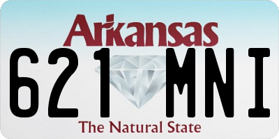 AR license plate 621MNI
