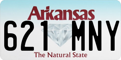 AR license plate 621MNY