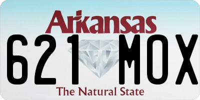AR license plate 621MOX