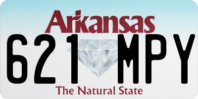 AR license plate 621MPY
