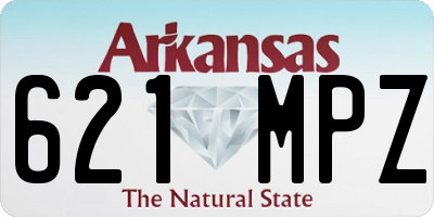 AR license plate 621MPZ