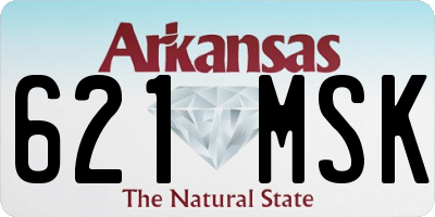 AR license plate 621MSK