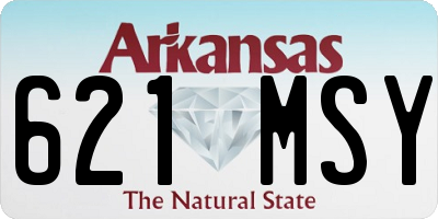 AR license plate 621MSY