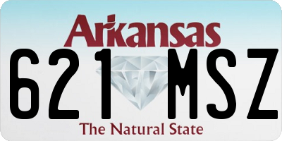 AR license plate 621MSZ